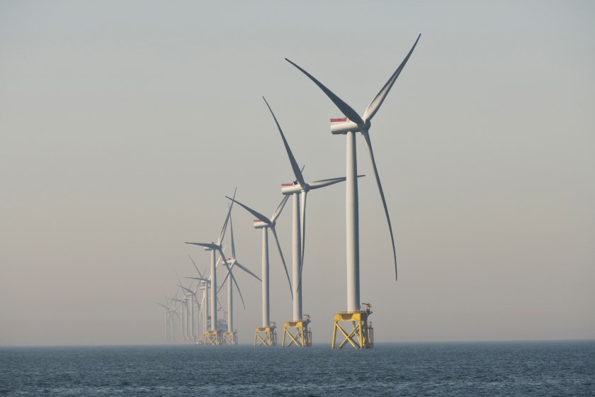 East Anglia ONE wind turbines