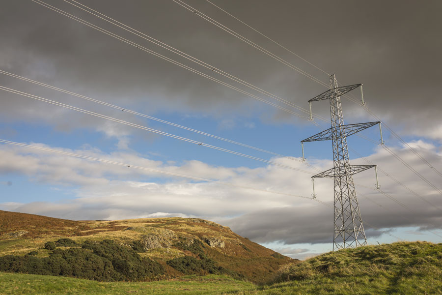 Pylon on Hill