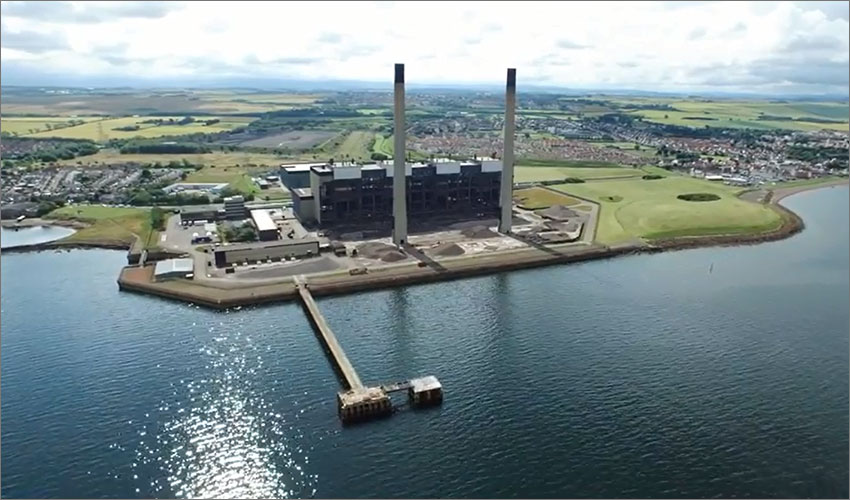 Cockenzie Power Station - Aerial Footage
