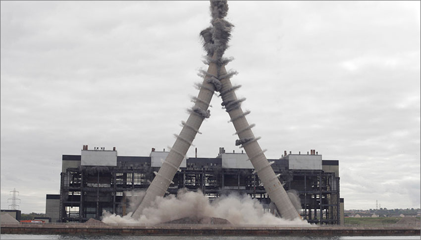 Demolition of Cockenzie Power Station