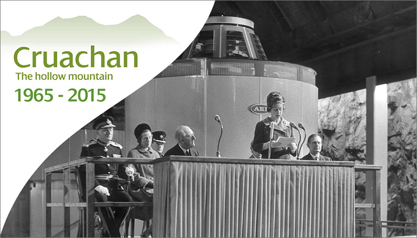 Hydroelectric Royal Opening - Cruachan Dam, 1965