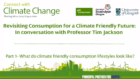 In conversation with Professor Tim Jackson: Part 1