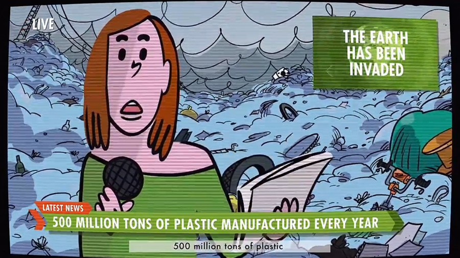 Plastics invade the planet!