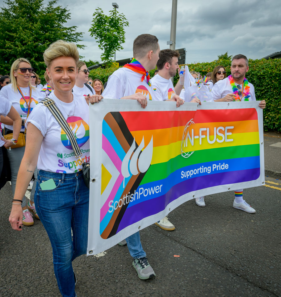 ScottishPower Employees celebrate Pride in Glasgow
