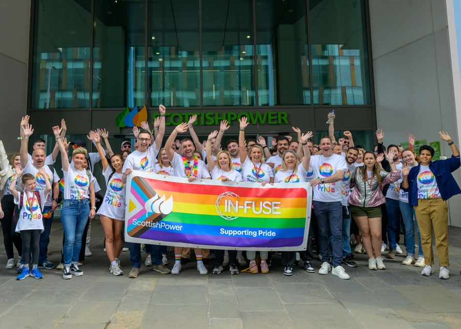 ScottishPower Employees celebrate Pride in Glasgow
