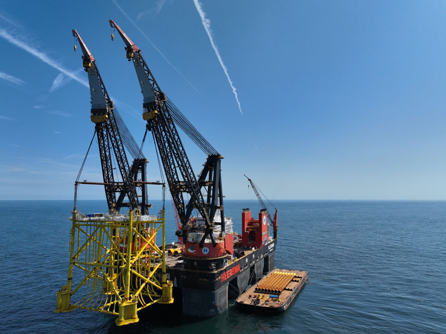 East Anglia THREE offshore converter station jacket