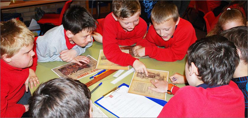 Medieval Wales brought vividly to life for pupils thanks to National Library Outreach Project