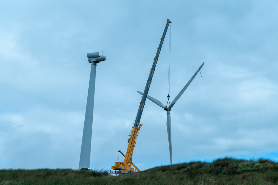Hagshaw Hill windfarm decomission