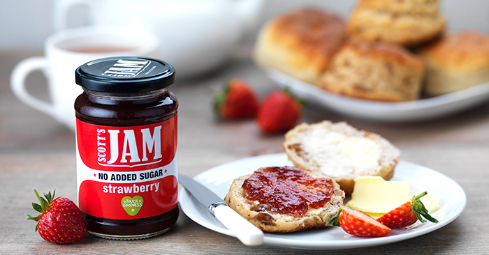 Scotts strawberry nas jam