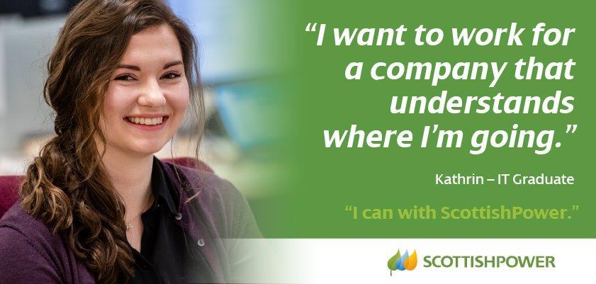 "I want to work for a company that understands where I'm going" Kathrin - IT Graduate