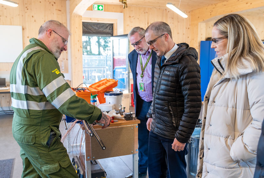 Michael Matheson visits Dealain House