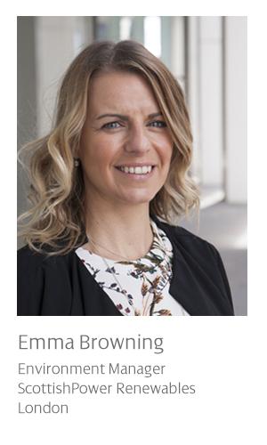 Emma Browning: Environment Manager for ScottishPower Renewables, London