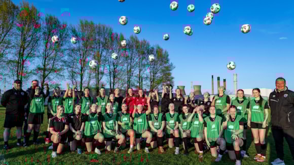 Central Girls football team