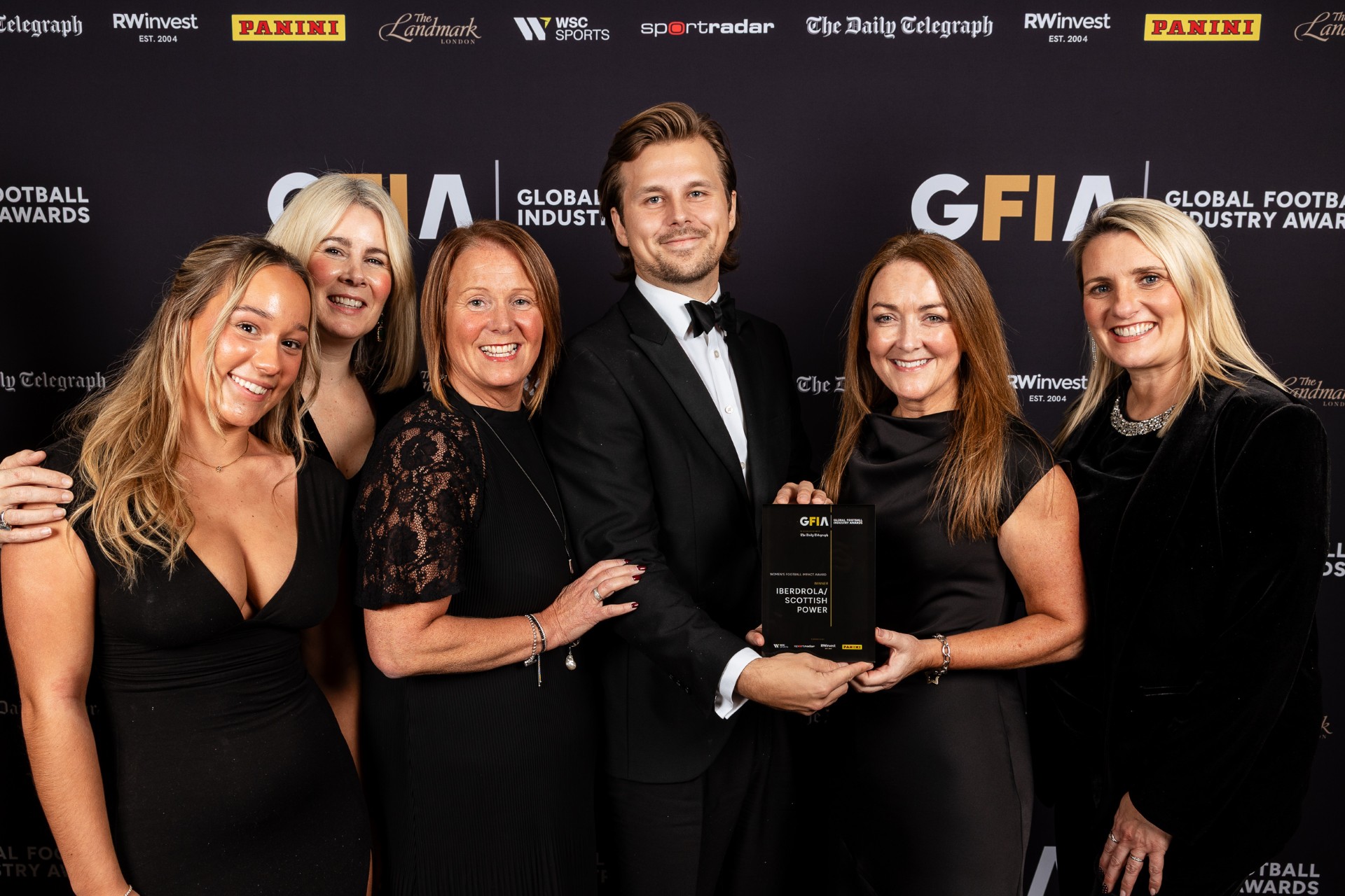 Award Presented for the Women’s Football Impact Award at the inaugural Global Football Industry Awards,