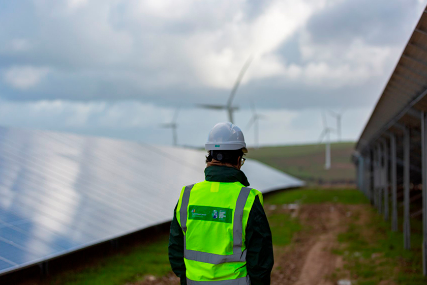 wind and solar power